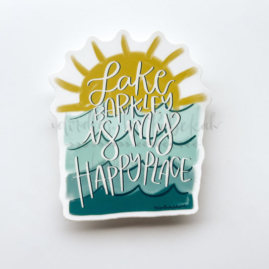 Lake Barkley Is My Happy Place Sticker - Sticker