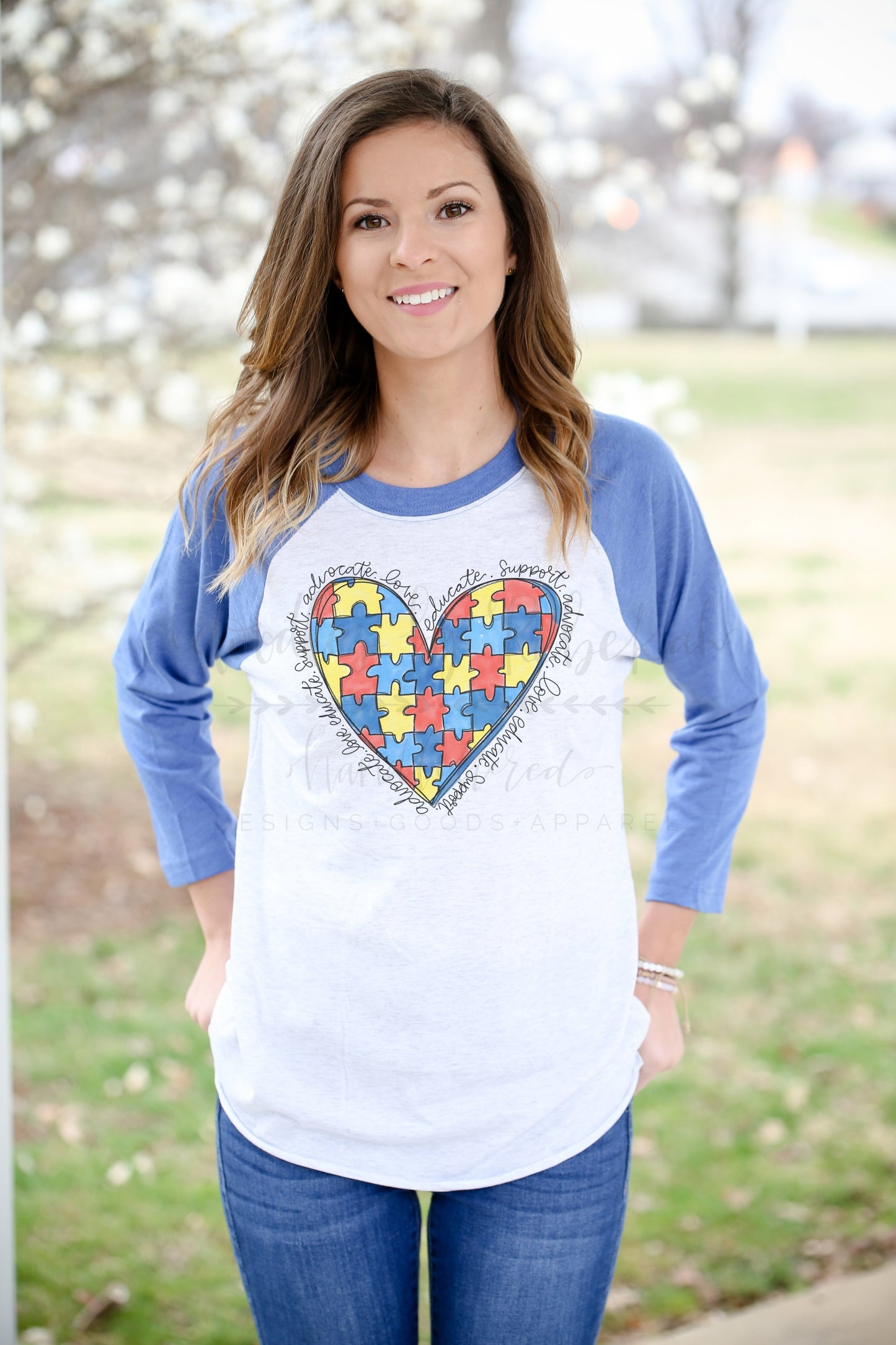 Autism Awareness Heart - Tees