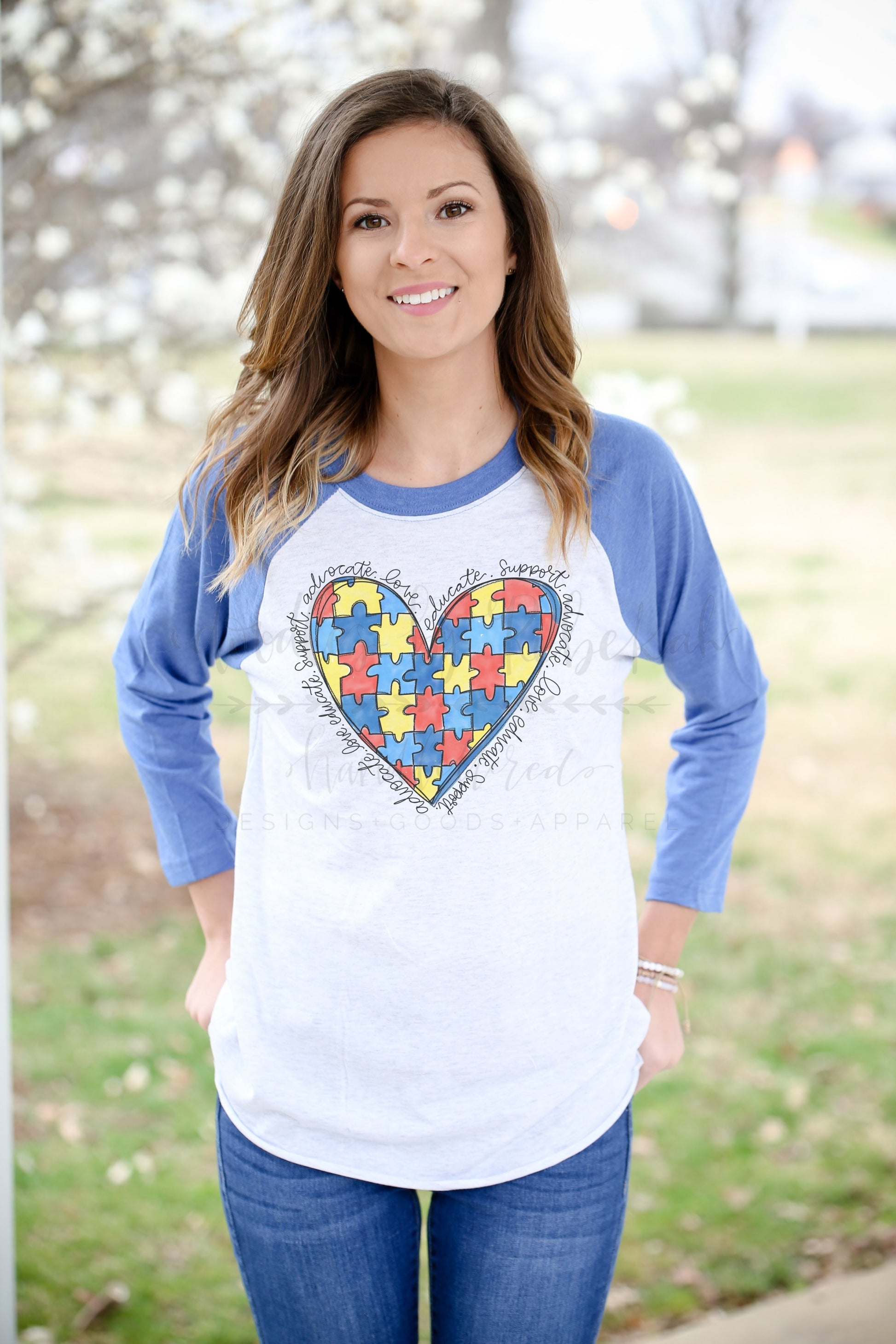 Autism Awareness Heart - Tees