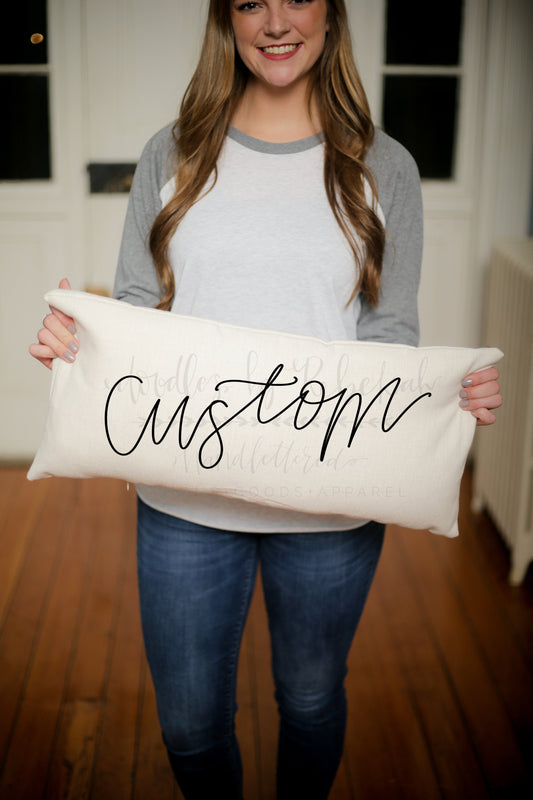 Custom *LUMBAR* Pillow