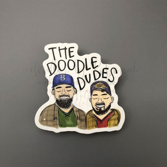 The Doodle Dudes Sticker - Doodles by Rebekah