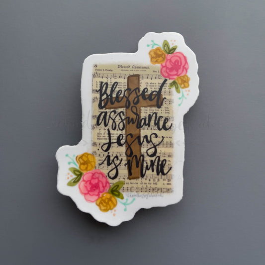 Blessed Assurance Jesus Is Mine Sticker