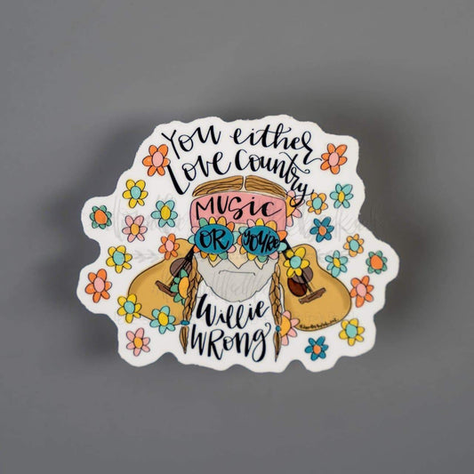 Willie Wrong Sticker - Sticker