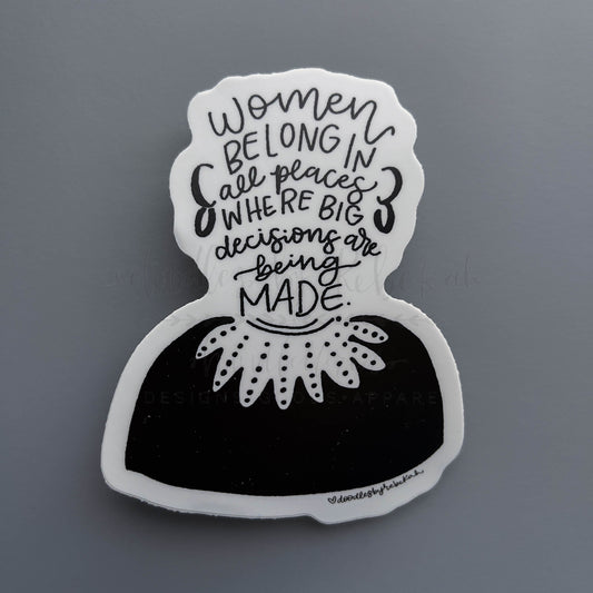 Where Big Decisions Are Being Made Sticker