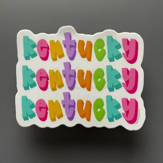Kentucky, Kentucky, Kentucky Sticker