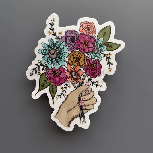 Handful of Flowers Sticker