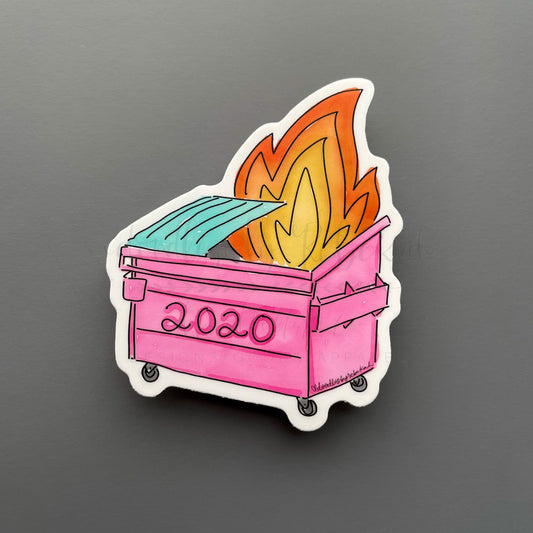 Dumpster Fire 2020 Sticker