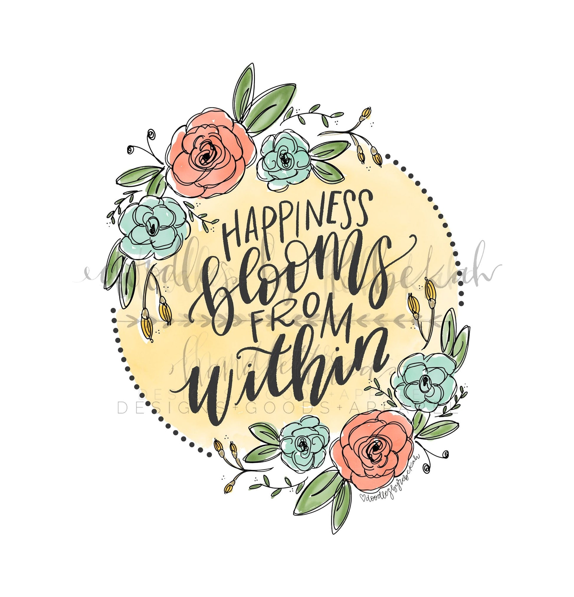 Happiness Blooms From Within Raglan - Baseball Tee