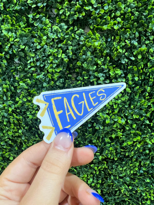 Eagles Pennant Sticker