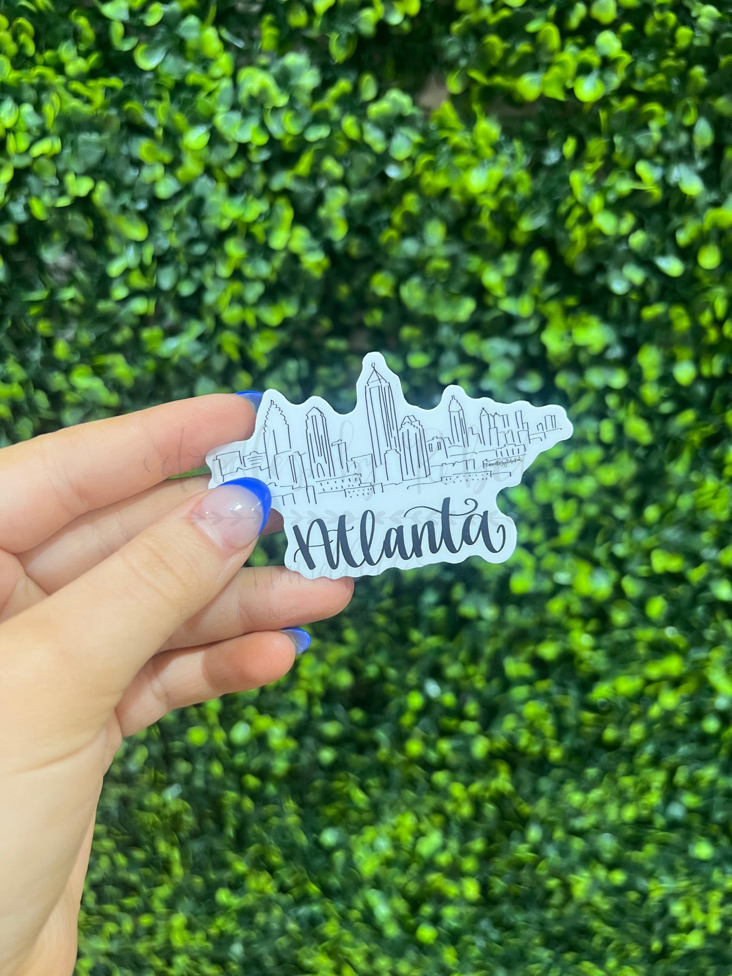 Atlanta Skyline Sticker