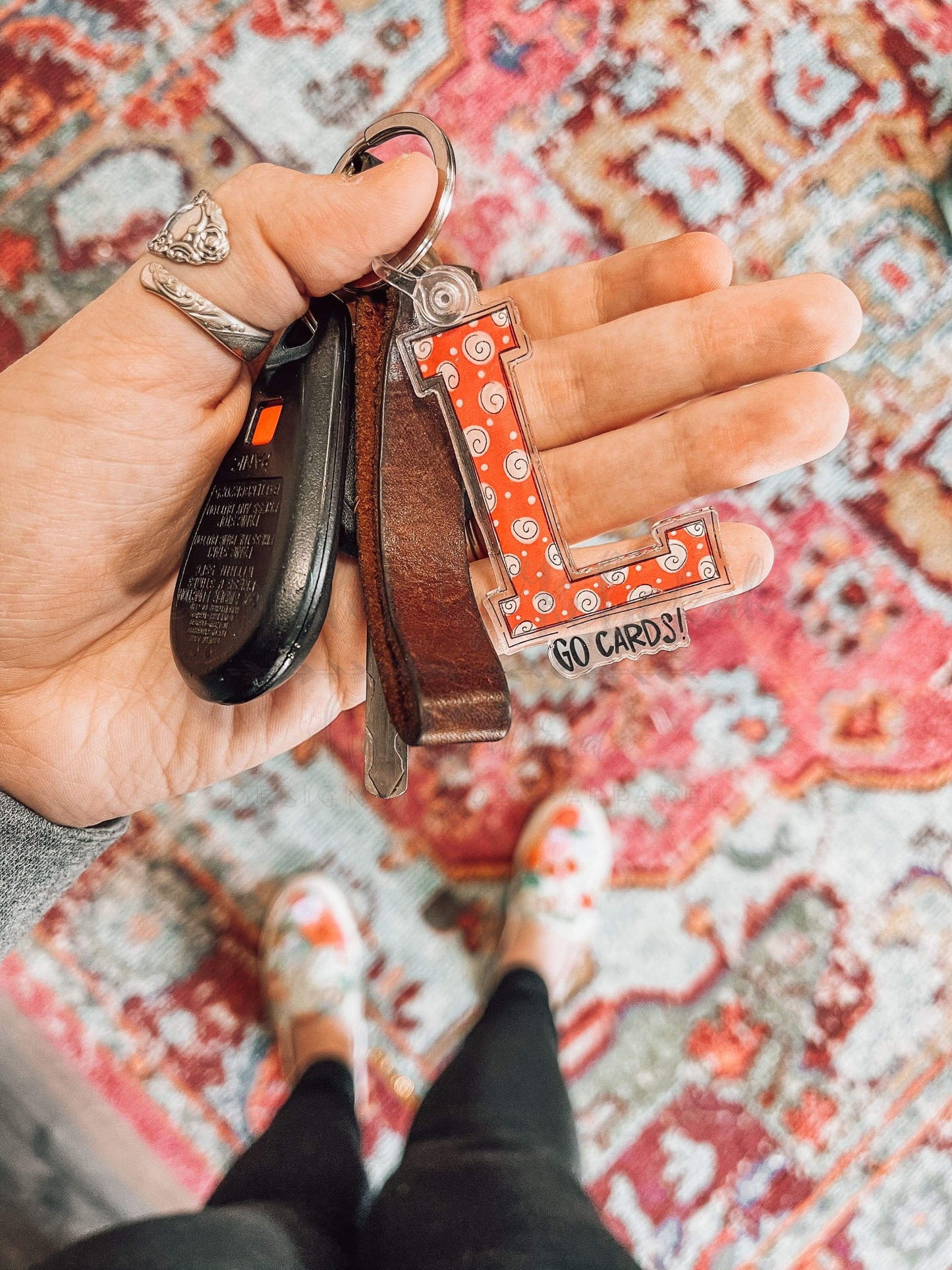 Louisville L Acrylic Keychain