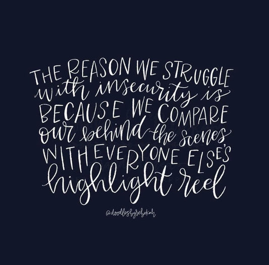 “Highlight Reel” quote 8x10 Print - Doodles by Rebekah