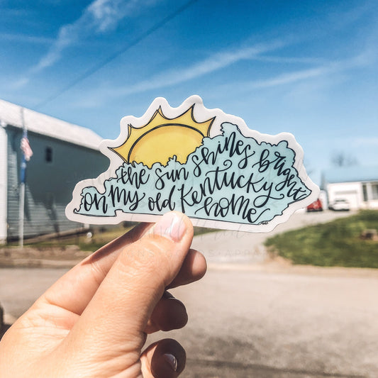 The Sun Shines Bright Sticker