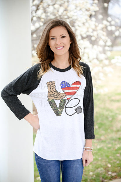 LOVE Military - Tees